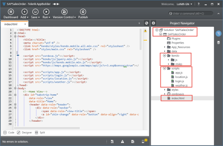 AppBuilder Project Structure