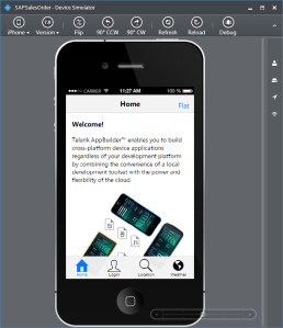 Kendo UI Default Mobile App