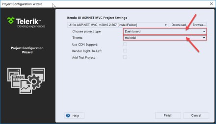 Fig 2. Project Configuration Wizard