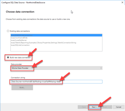 Data Connection Dialog